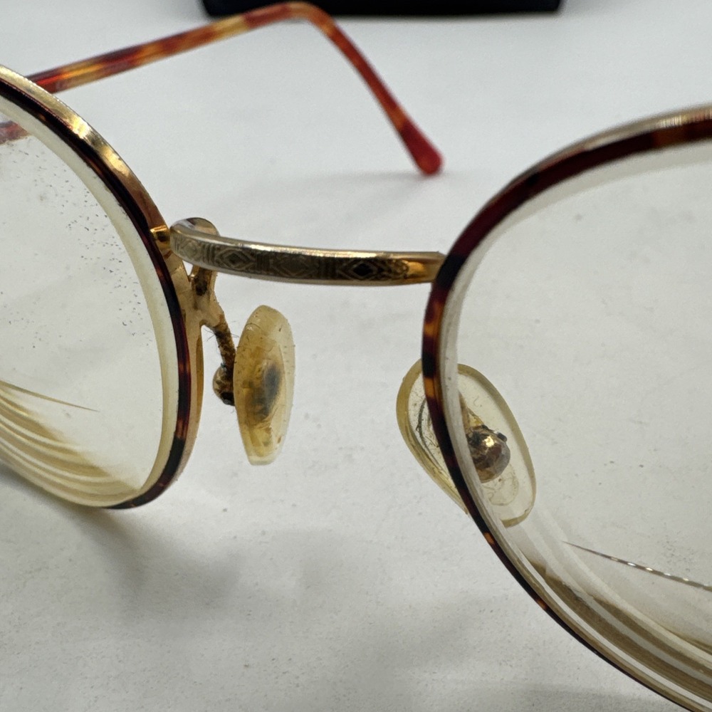 GUCCI GG 1311 63S 51[]19 140 Gold Eyeglass/Sunglass Frames Red W/ Leather Case - Picture 8 of 11